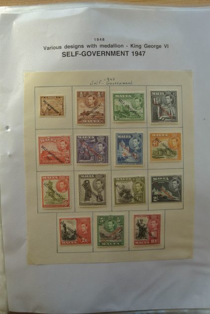 Stamp collection 21891 Malta 1885-2008.