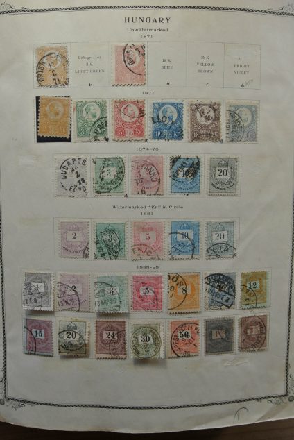 Stamp collection 22318 Hungary 1871-1976.