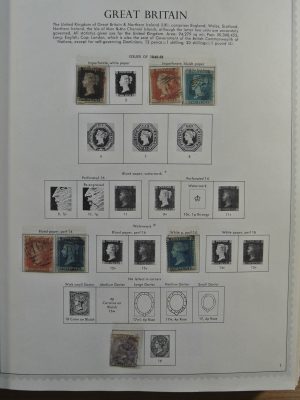 Stamp collection 24539 Great Britain and Colonies in Europe 1840-1977.