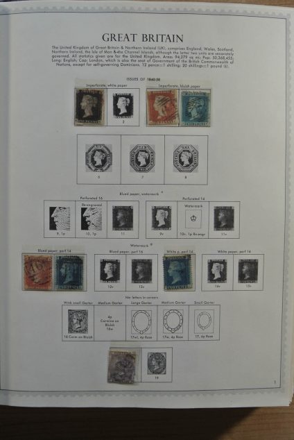 Stamp collection 24539 Great Britain and Colonies in Europe 1840-1977.