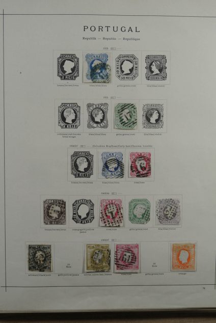 Stamp collection 24679 Portugal 1853-1969.