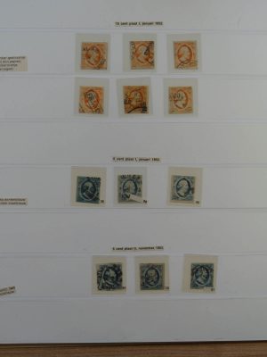 Stamp collection 24735 Netherlands 1852.