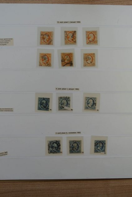 Stamp collection 24735 Netherlands 1852.