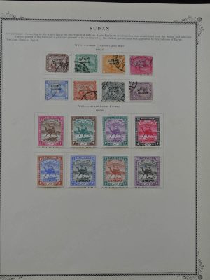 Stamp collection 24797 Sudan 1897-1965.