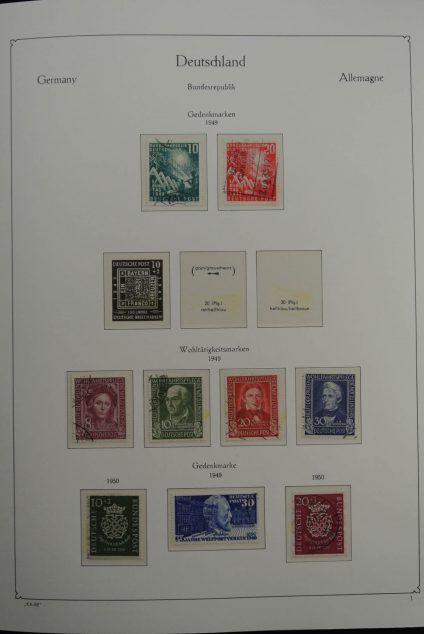 Stamp collection 25048 Bund 1949-1994.