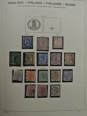 Stamp collection 25355 Finland 1860-1973.