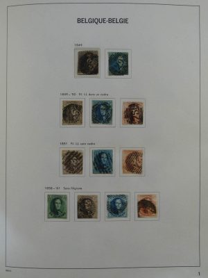 Stamp collection 25357 Belgium 1849-1959.