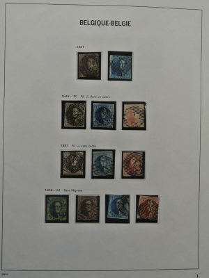 Stamp collection 25360 Belgium 1849-1984.