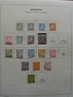 Stamp collection 25491 Monaco 1885-1974.