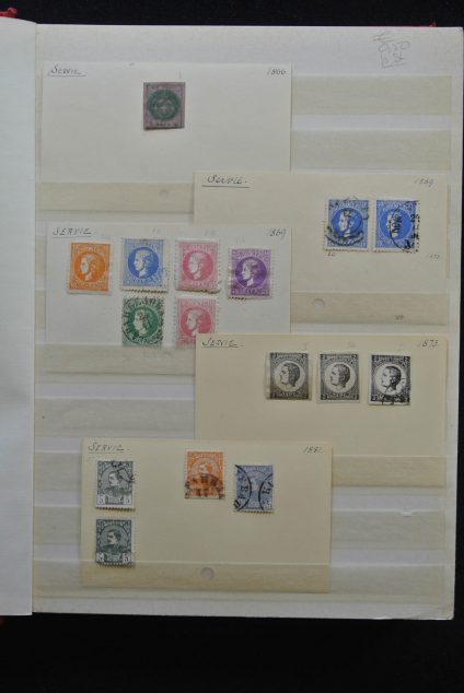 Stamp collection 25561 South East Europe.