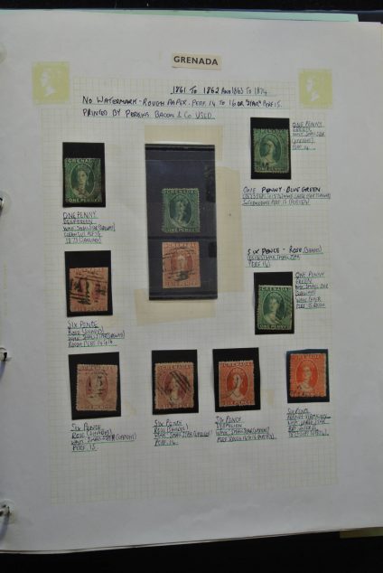 Stamp collection 25573 Grenada 1861-1986.