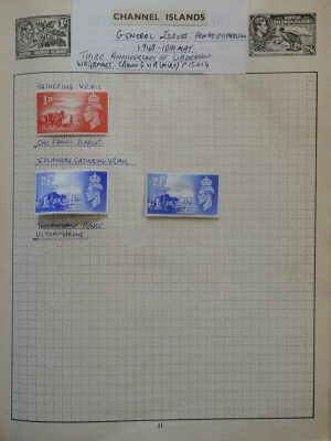 Stamp collection 25581 British Colonies in Europe 1885-1950.