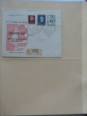 Stamp collection 25884 Europa covers '50s.
