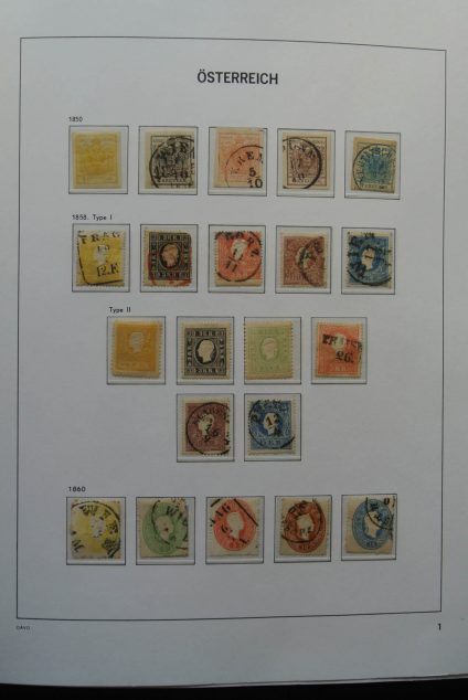 Stamp collection 25960 Austria 1850-1969.