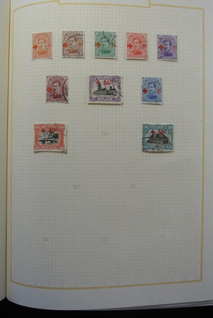 Stamp collection 25995 Belgium 1915-1930.