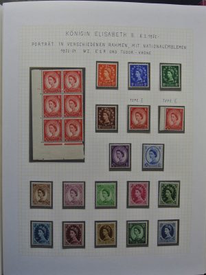 Stamp collection 26070 Great Britain 1952-1995.
