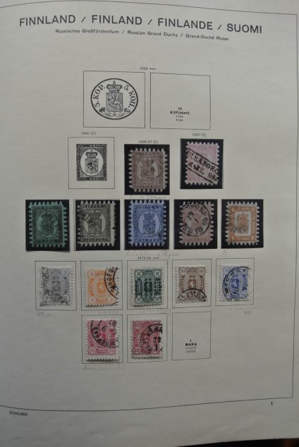 Stamp collection 26173 Finland 1860-1995.