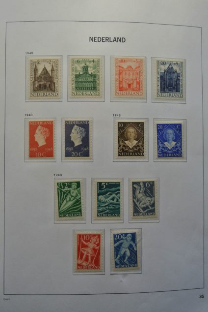 Stamp collection 26209 Netherlands 1948-1980.