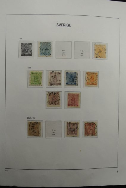 Stamp collection 26309 Sweden 1855-1994.