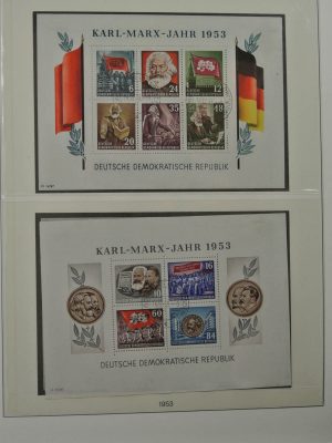 Stamp collection 26382 DDR 1919-1990.