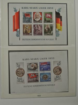 Stamp collection 26382 DDR 1919-1990.