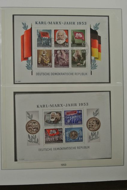 Stamp collection 26382 DDR 1919-1990.