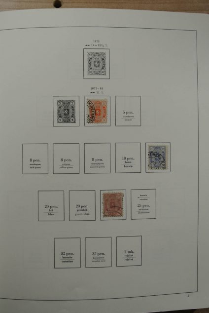 Stamp collection 26480 Finland 1900-2011 and Aland 1984-2011.