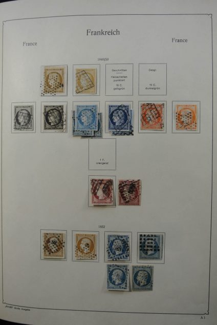 Stamp collection 26533 France 1849-1959.