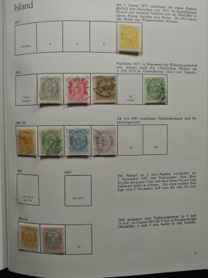 Stamp collection 26551 Iceland 1873-1978.