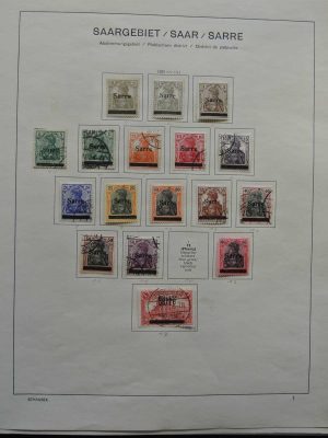 Stamp collection 26610 Saar 1920-1959.