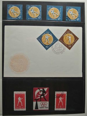 Stamp collection 26670 Boxing 1896-2009.