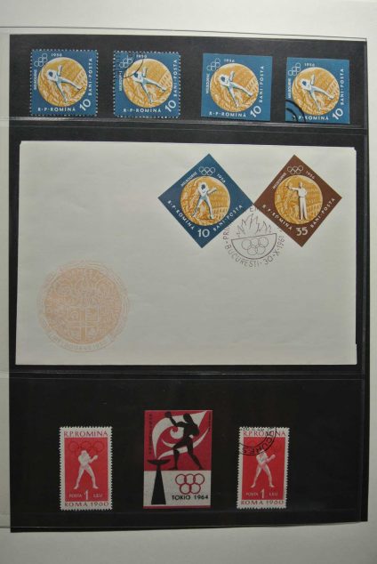 Stamp collection 26670 Boxing 1896-2009.