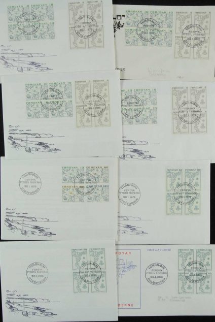 Stamp collection 26731 Faroer 1975-1991.
