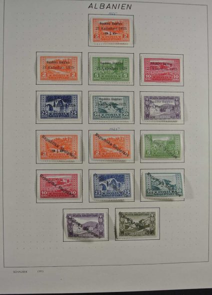 Stamp collection 26756 Albania 1914-1973.