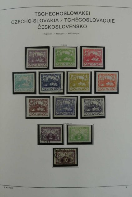 Stamp collection 26775 Czechoslovakia 1918-1989.