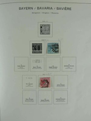 Stamp collection 26797 Germany and territories 1849-1972.