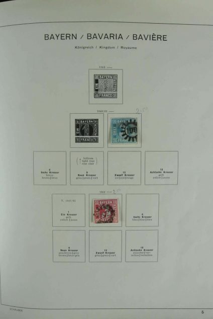 Stamp collection 26797 Germany and territories 1849-1972.