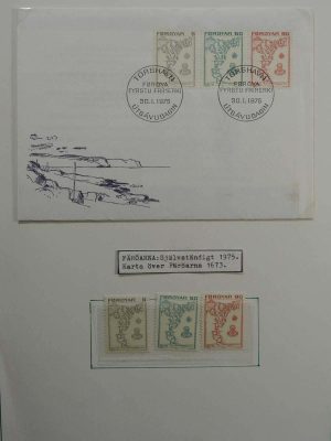 Stamp collection 26798 Faroe Islands 1975-1994.