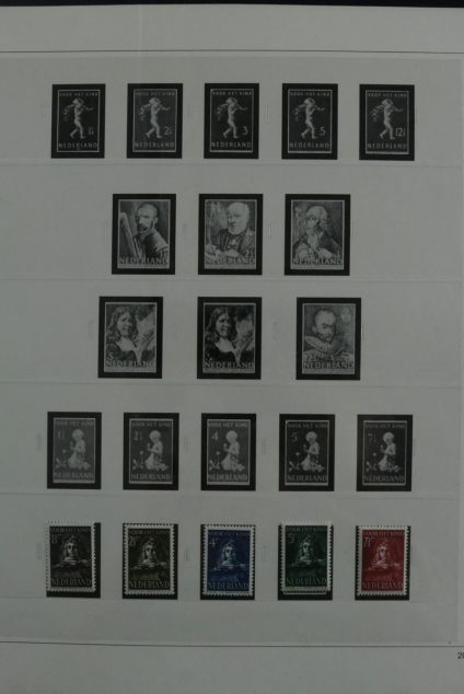 Stamp collection 26851 Netherlands 1940-1979.