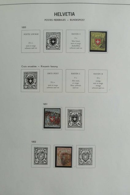 Stamp collection 26912 Switzerland 1850-1983.