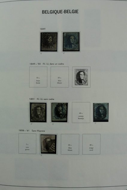 Stamp collection 26922 Belgium 1849-2006.