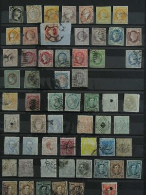 Stamp collection 26925 Spain 1850-1899.