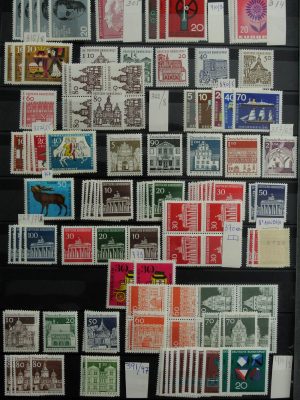 Stamp collection 26932 Bundespost stock 1949-2000.