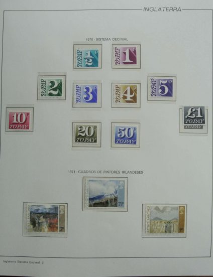 Stamp collection 26945 Great Britain 1970-2000.