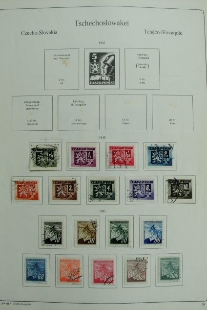 Stamp collection 27081 Czechoslovakia 1945-2003.