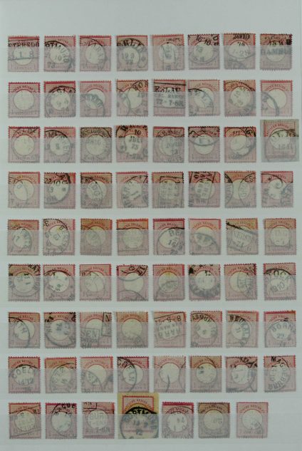 Stamp collection 27120 German Reich used.