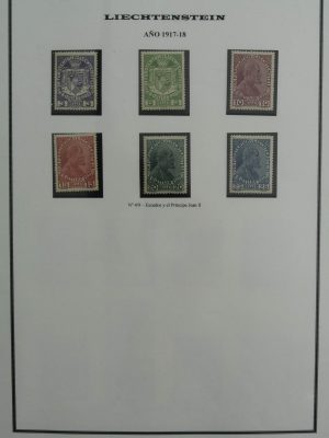 Stamp collection 27173 Liechtenstein 1917-1977.