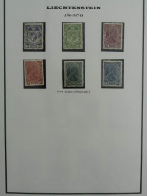 Stamp collection 27173 Liechtenstein 1917-1977.