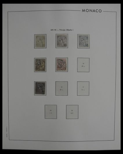 Stamp collection 27252 Monaco 1891-1992.