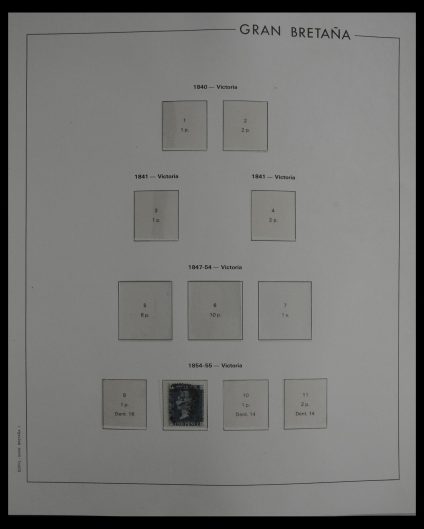 Stamp collection 27256 Great Britain 1855-2003.